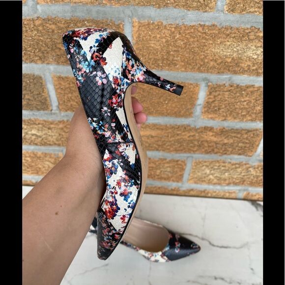 LK Bennett Floral Snake Heels size 39 - Picture 12 of 14